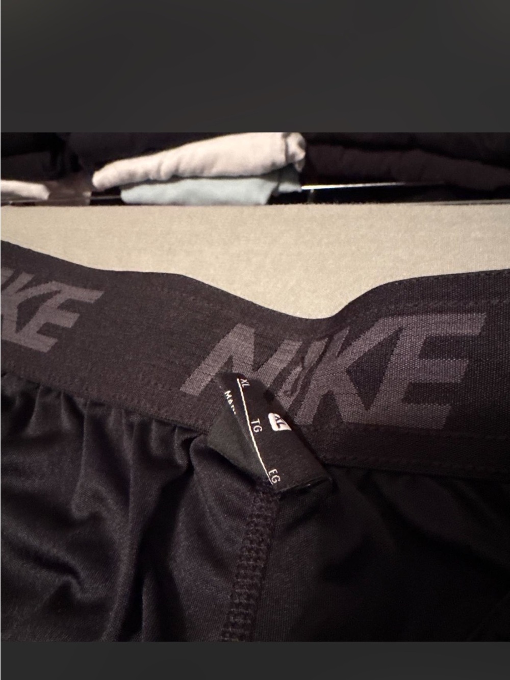 Black Athletic Shorts - Picture 3 of 3
